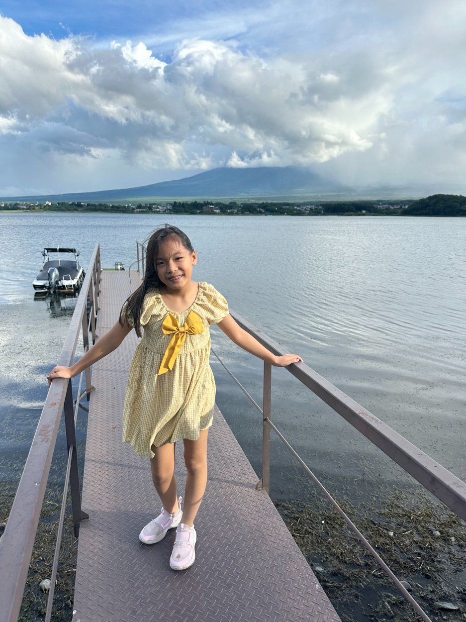 A travel moment by the water